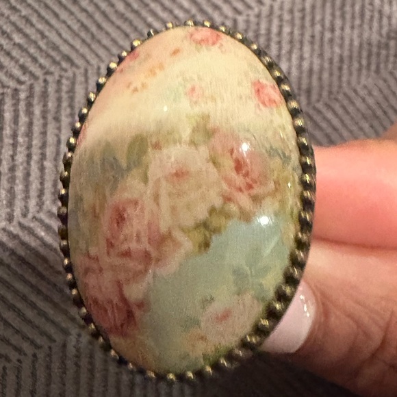 Vintage look Michal Negrin cocktail ring - Picture 4 of 4